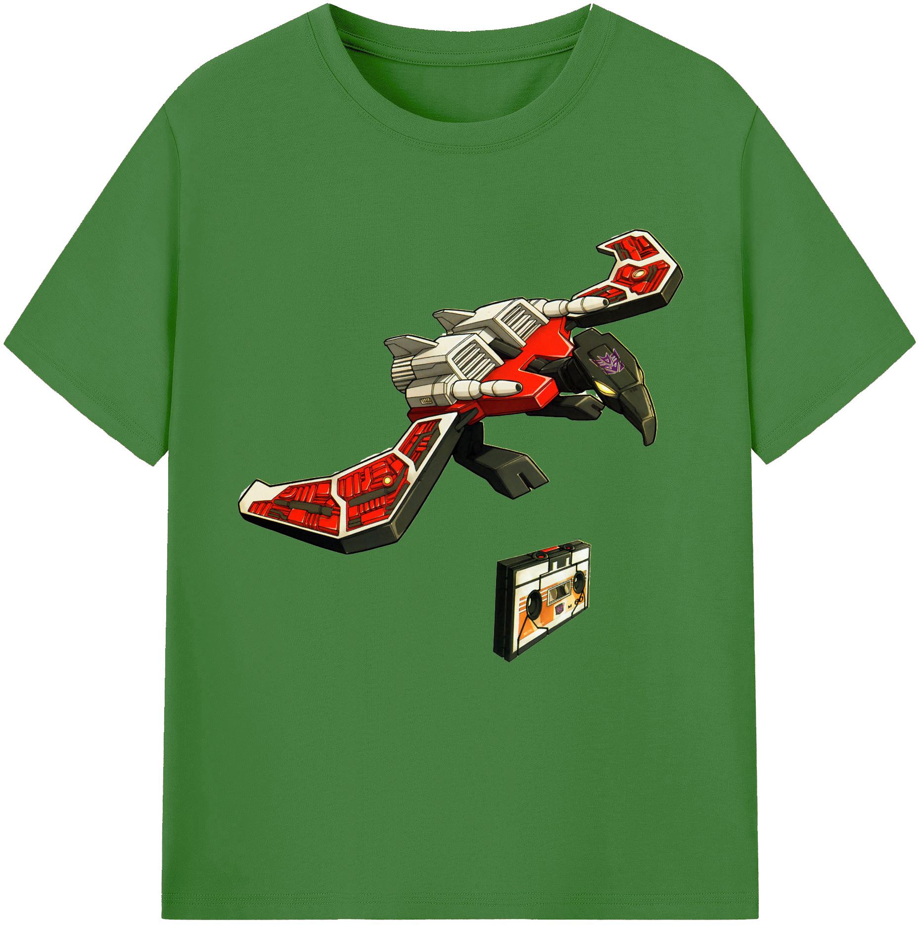 （画像用）  レディースカジュアルプリントTシャツ（綿100％）